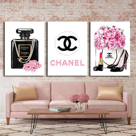 chanel painting canvas|Chanel paintings for bedroom.